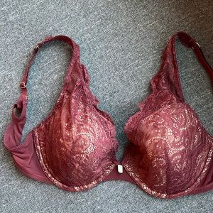 ThirdLove Lace Contour Plunge Bra 34D